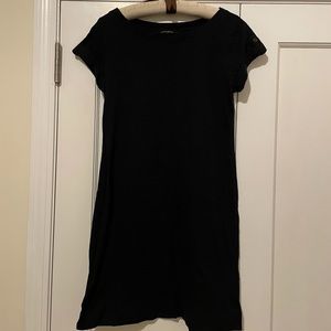 Banana Republic black tee shirt dress cover-up